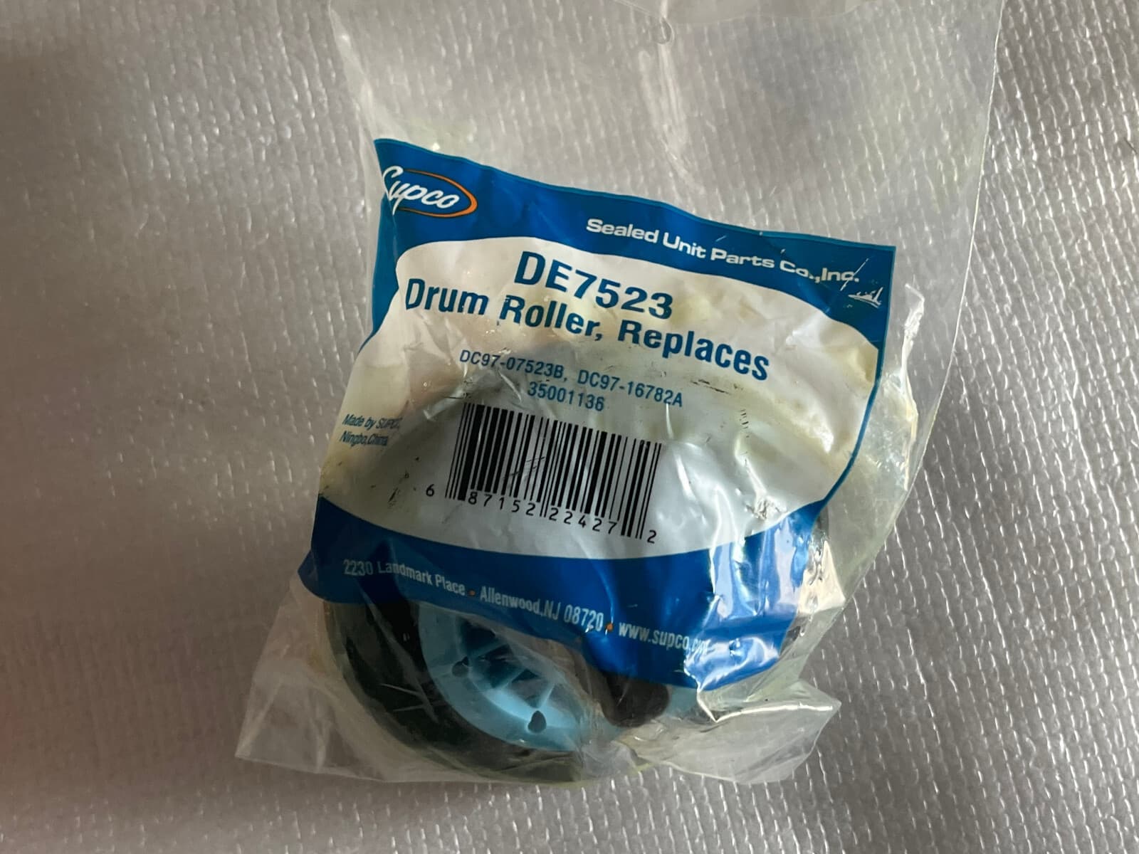 New For Samsung Dryer Drum Roller Wheel (3Pack ) DC97-07523B — thumbnail 4