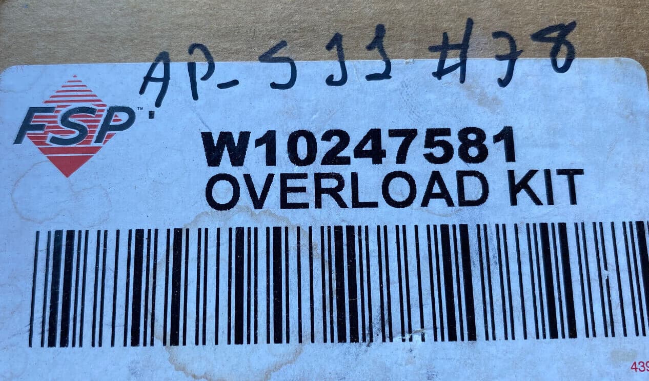 New Genuine Whirlpool Overload Kit W10247581 — thumbnail 5