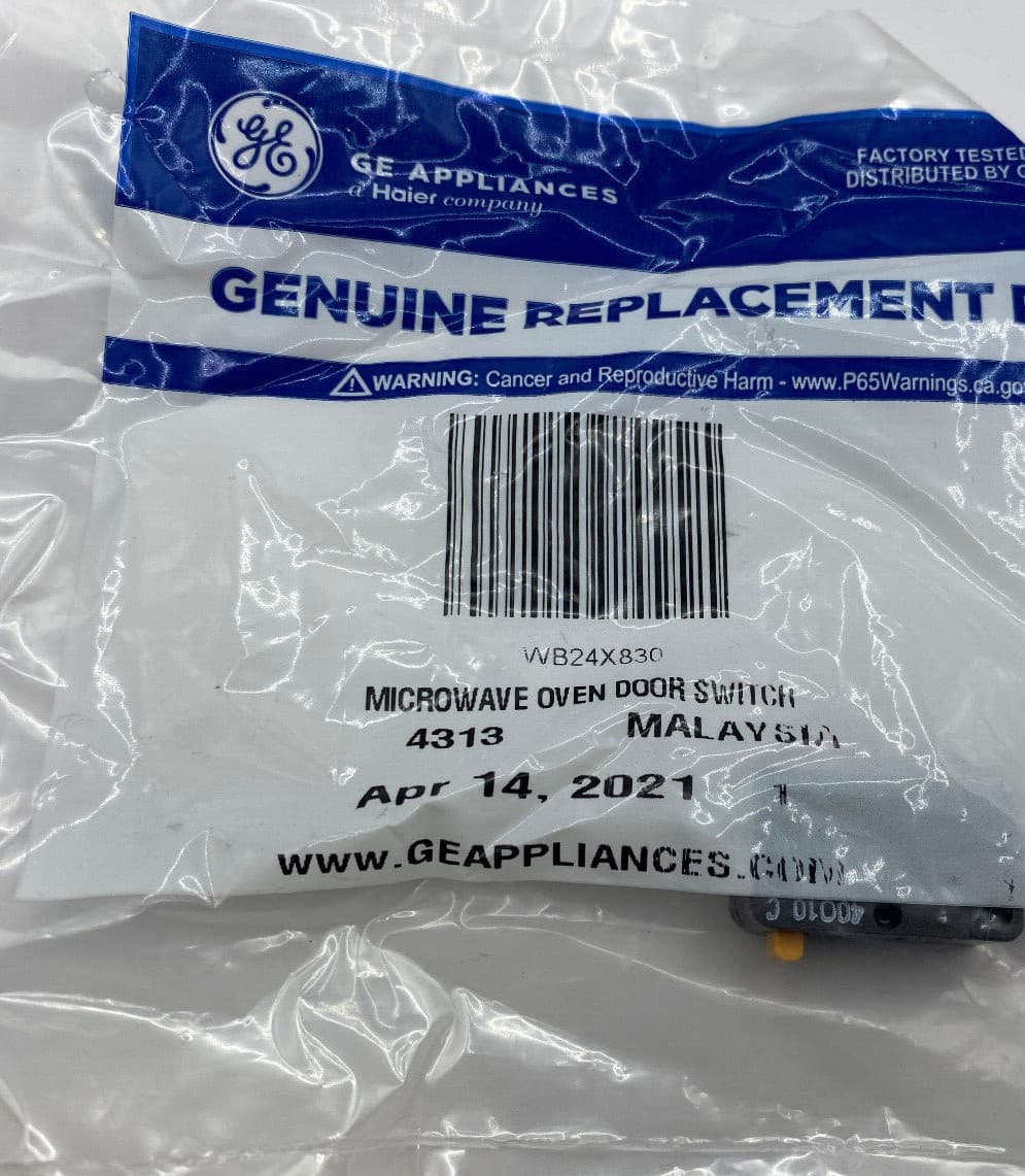 New Genuine OEM GE Microwave Door Switch WB24X830 — thumbnail 2