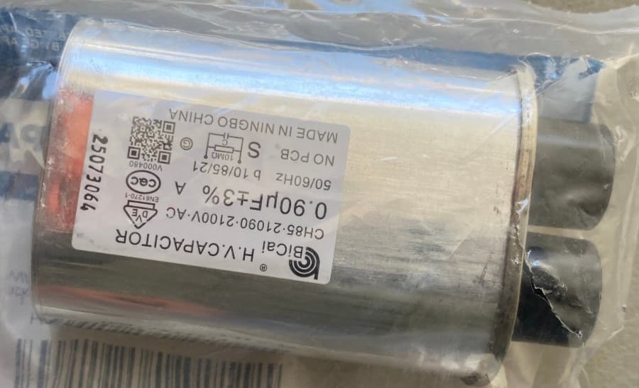 WB27X11214 OEM GE Microwave High Voltage Capacitor New Genuine