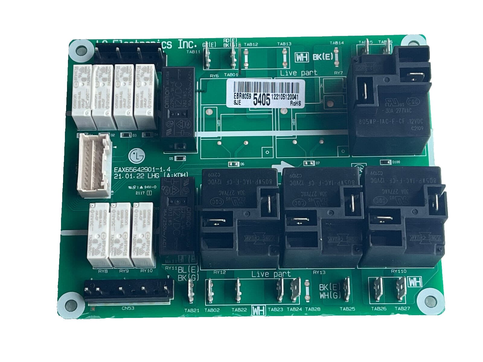 Genuine OEM LG Electric Range Power Control Board Assembly EBR80595405