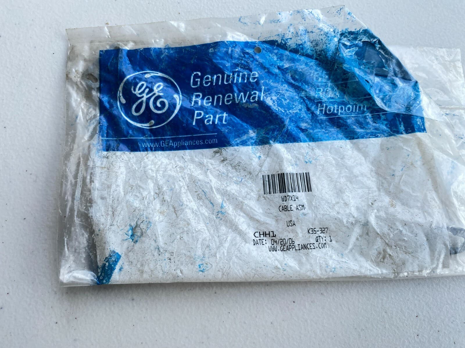 Genuine OEM GE Dishwasher Door Cable WD7X14 — thumbnail 3