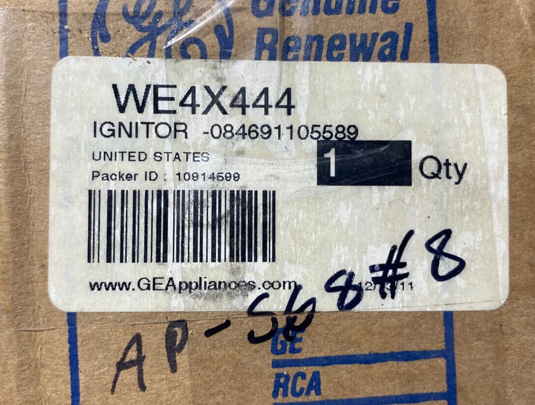 New Genuine GE Dryer Ignitor WE4X444 — thumbnail 6