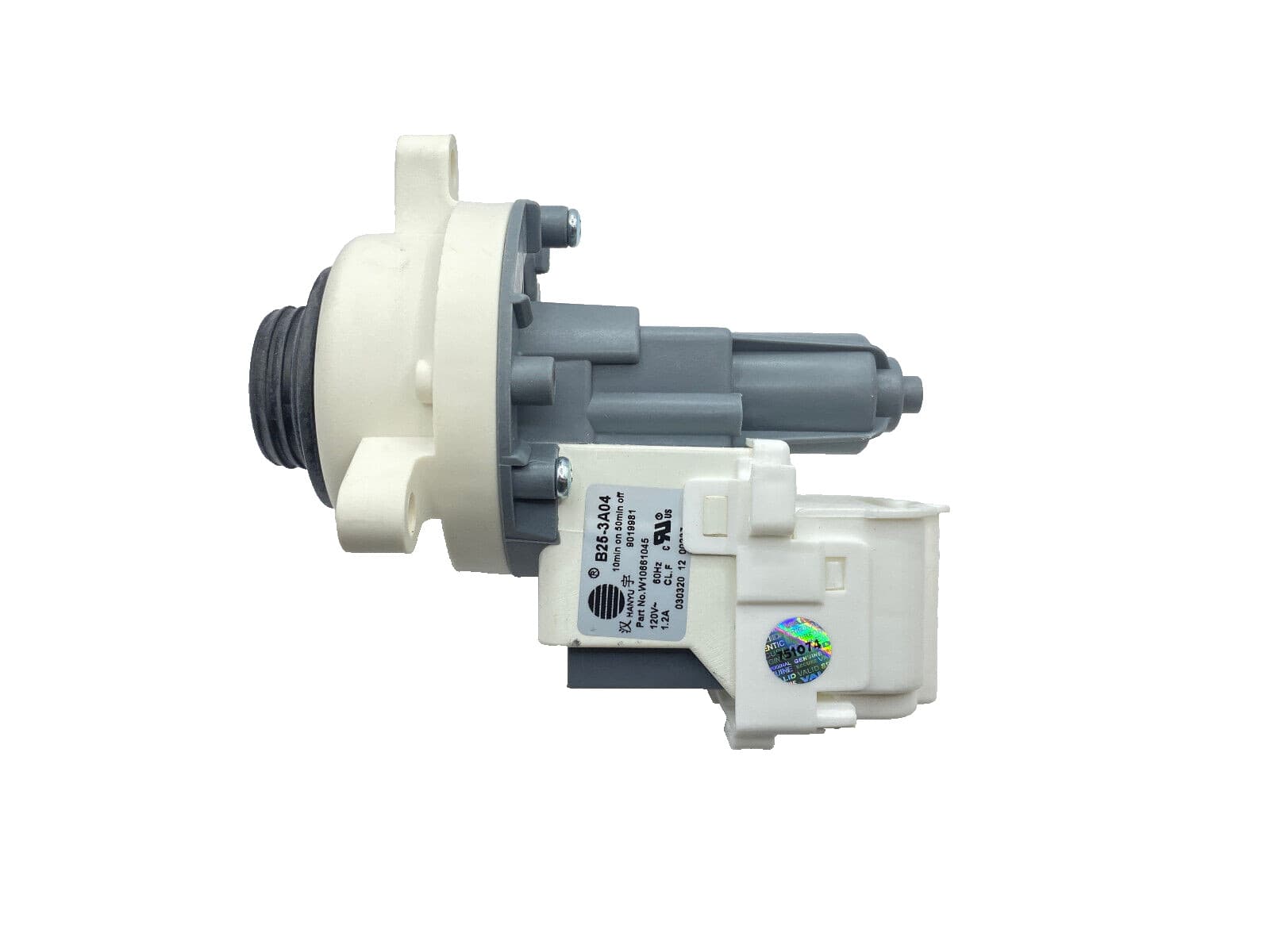 New Genuine OEM Whirlpool Washer Water Drain Pump WPW10661045 W10661045