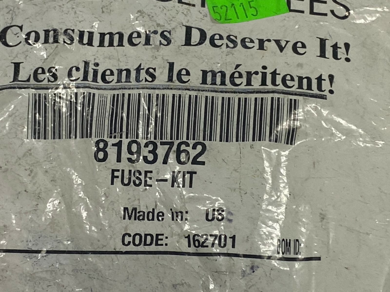 8193762 OEM Whirlpool Dishwasher Thermal Fuse Kit NEW — thumbnail 4