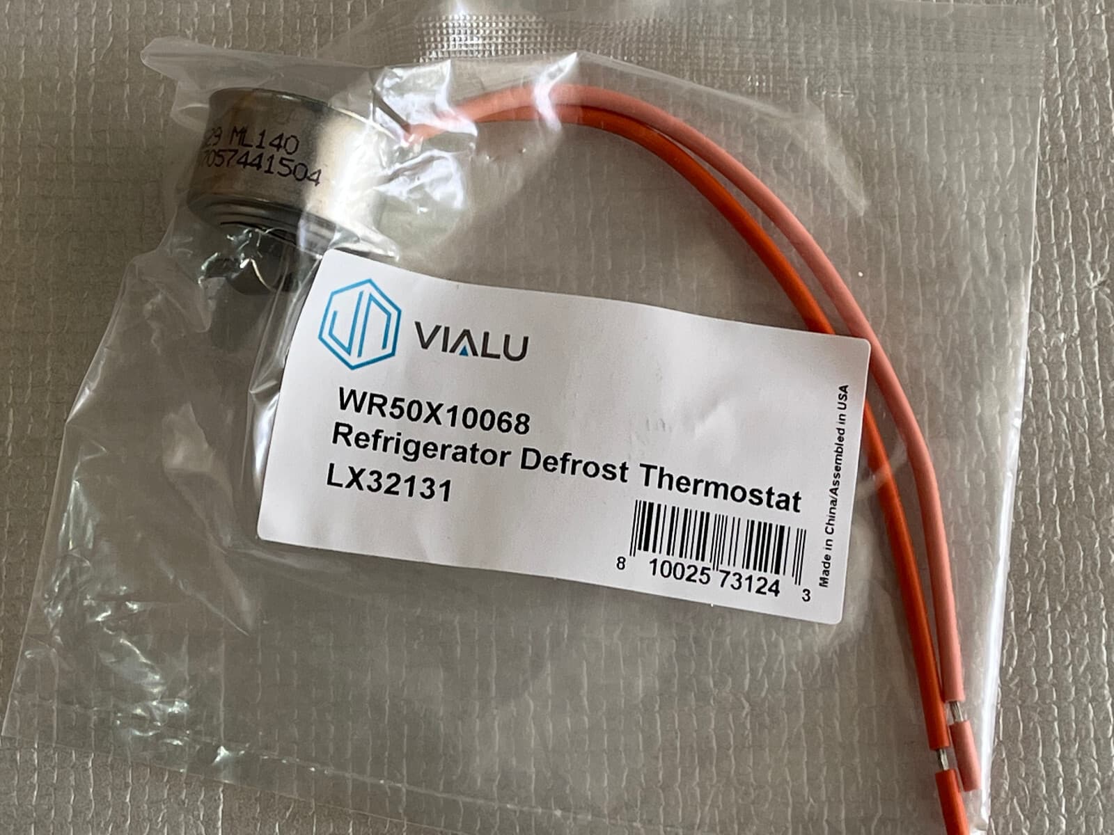 New For GE Refrigerator Defrost Thermostat (4Pack)   WR50X10068