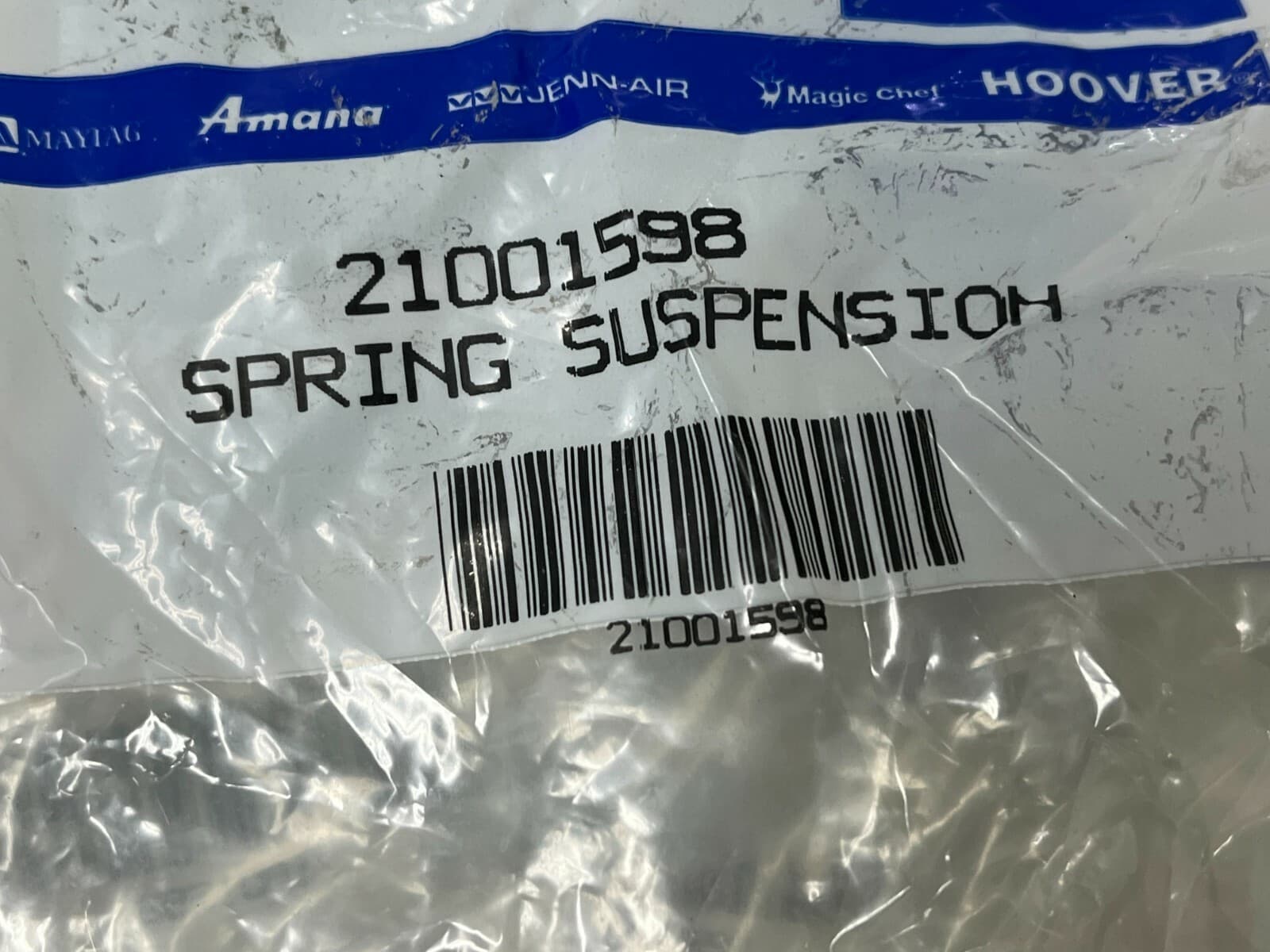 Genuine OEM Whirlpool Suspension Spring 3 Pack  21001598 — thumbnail 3