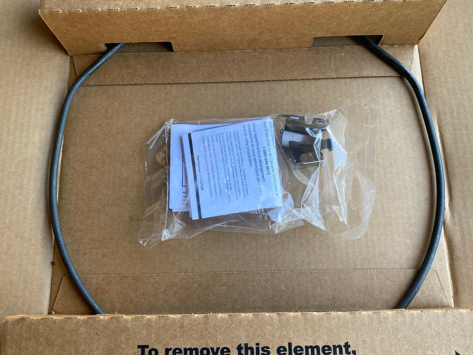Genuine OEM Whirlpool Dishwasher Heating Element  Kit W10327037 — thumbnail 3