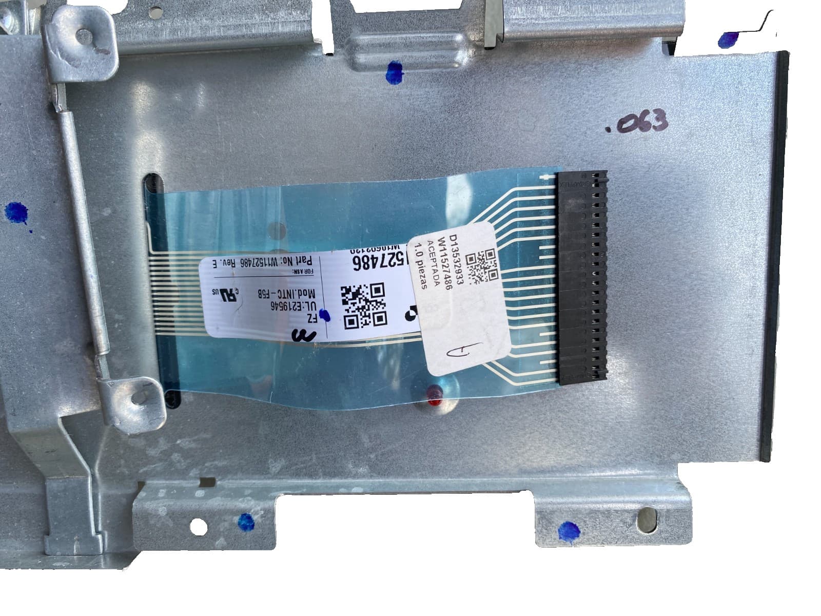 W11527486 New OEM Whirlpool Range Control Panel – Genuine – Verify Part Number — thumbnail 6