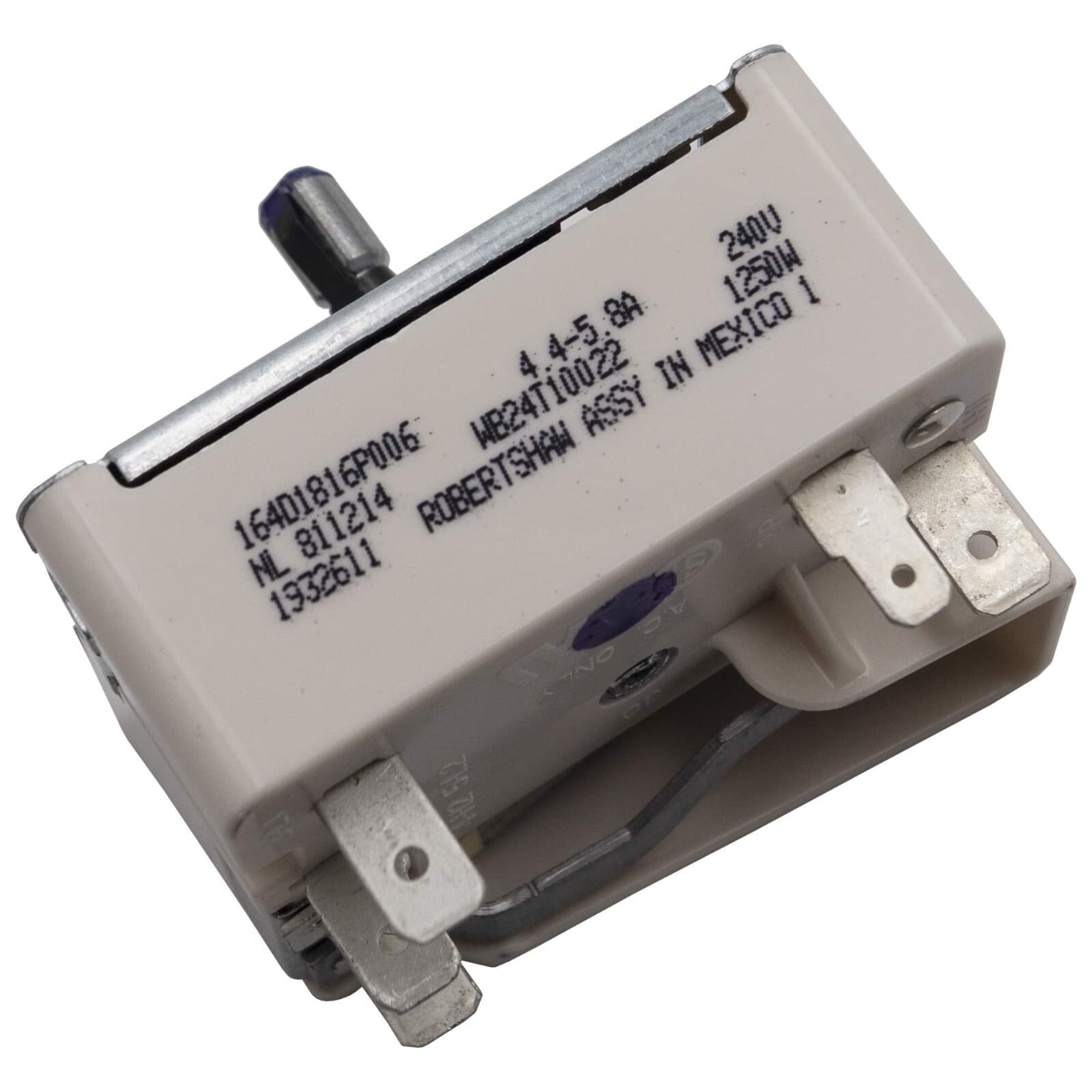 WB24T10022  GE Range Surface Element Control Switch, 1,250-watt New Genuine