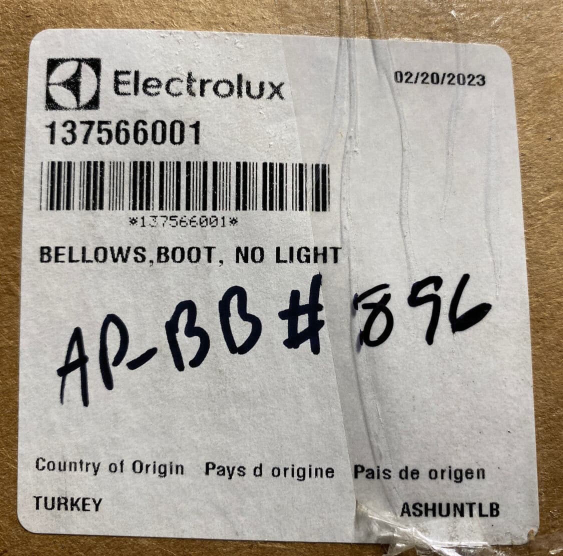 New Genuine Frigidaire Washer Door Boot 137566001 — thumbnail 3