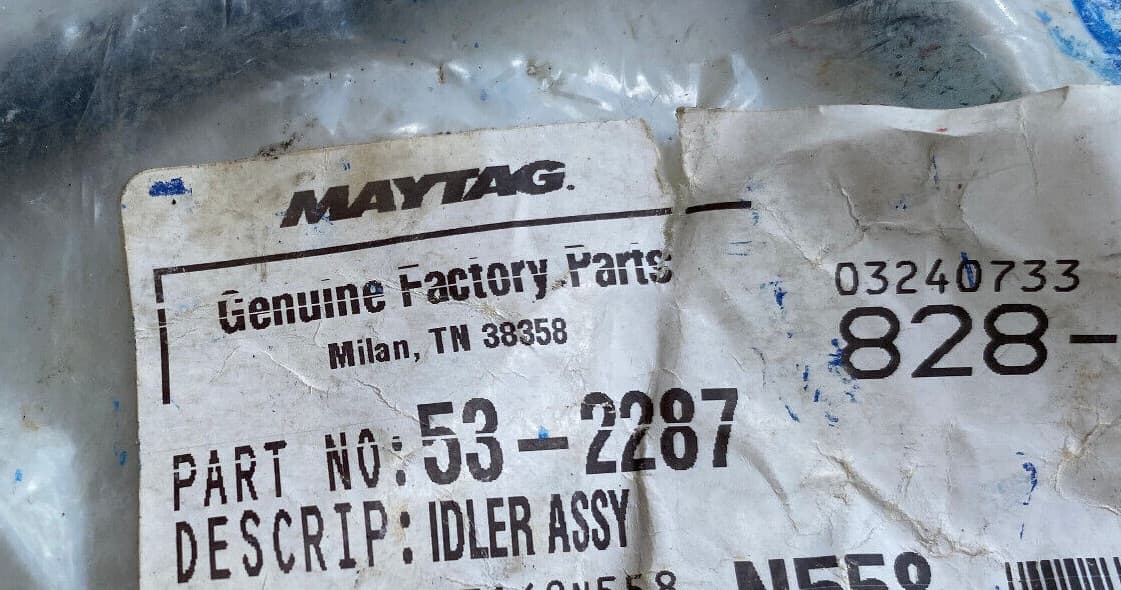 New Genuine Maytag, Admiral  Idler Assembly 53-2287 — thumbnail 2