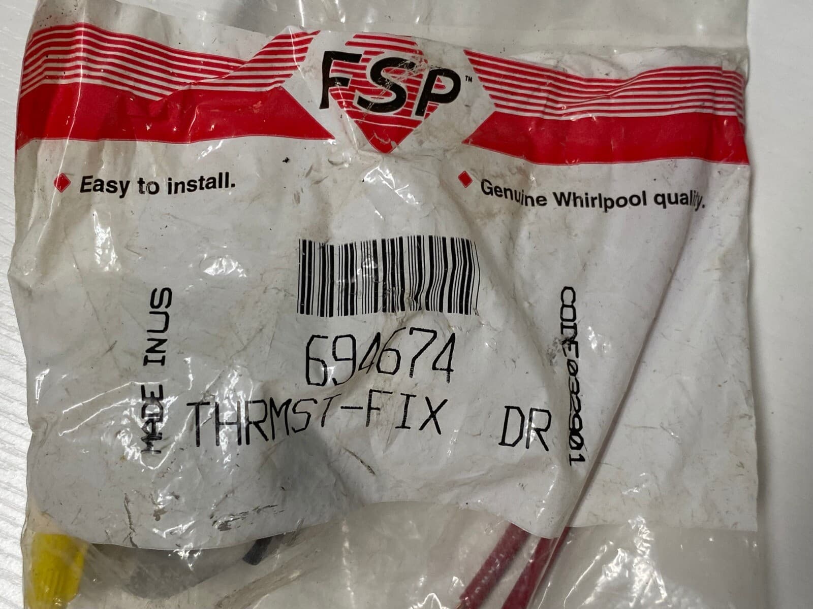 NEW Genuine OEM  Whirlpool Adjustable Dryer Cycling Thermostat 694674 — thumbnail 8