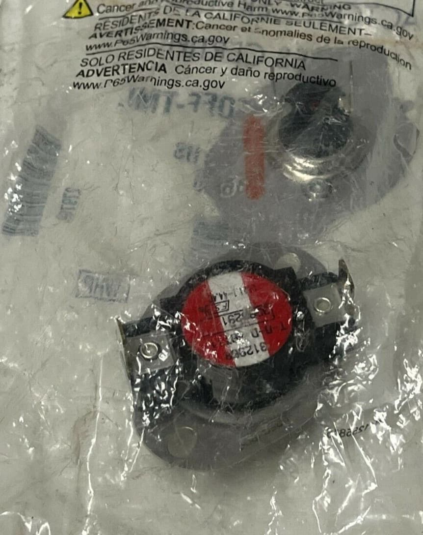NEW Genuine OEM Whirlpool Dryer Thermal Cut-Off Kit 279769 — thumbnail 5
