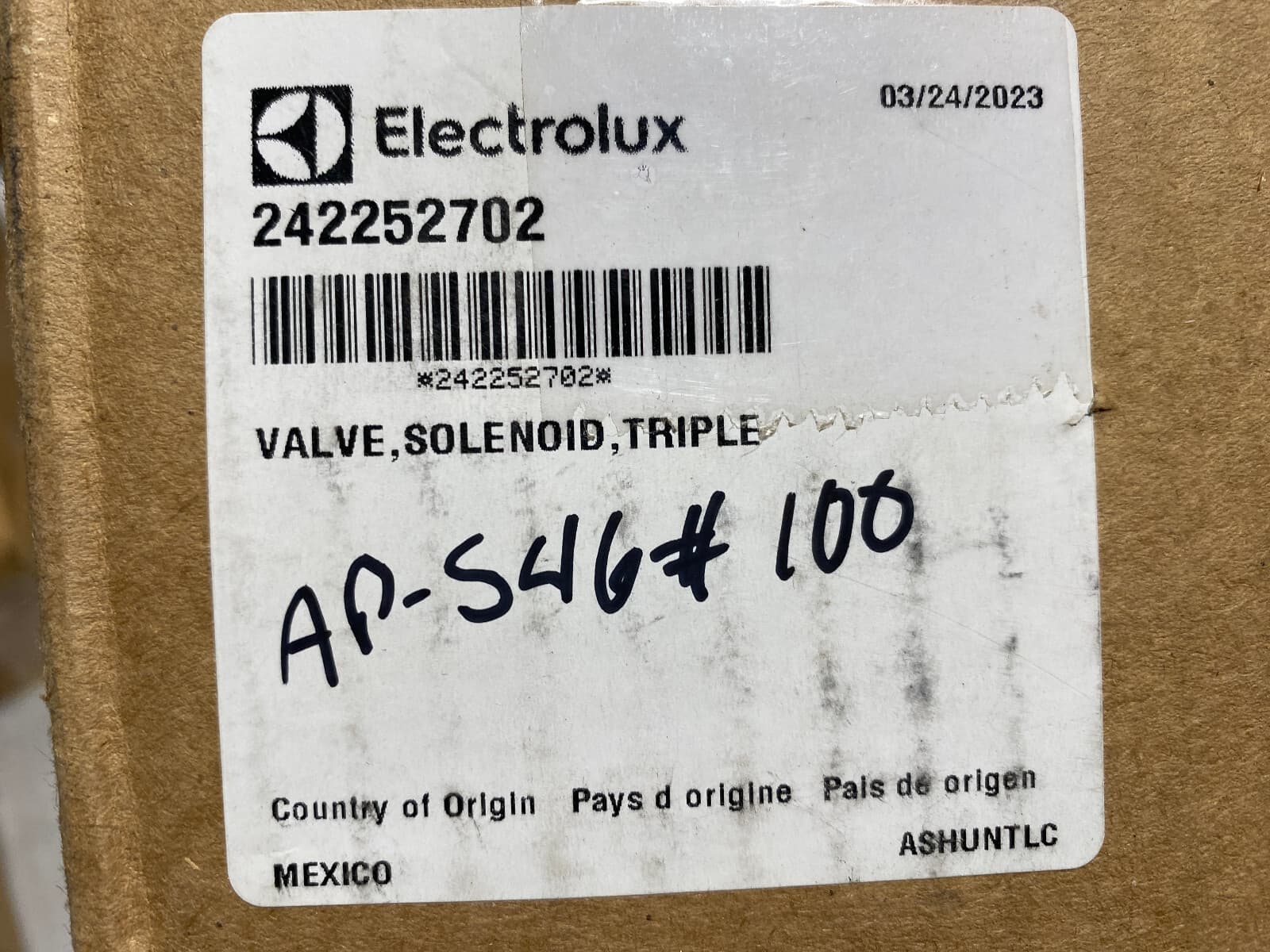 New Genuine OEM Frigidaire Refrigerator Water Inlet Valve Assembly 242252702 — thumbnail 8
