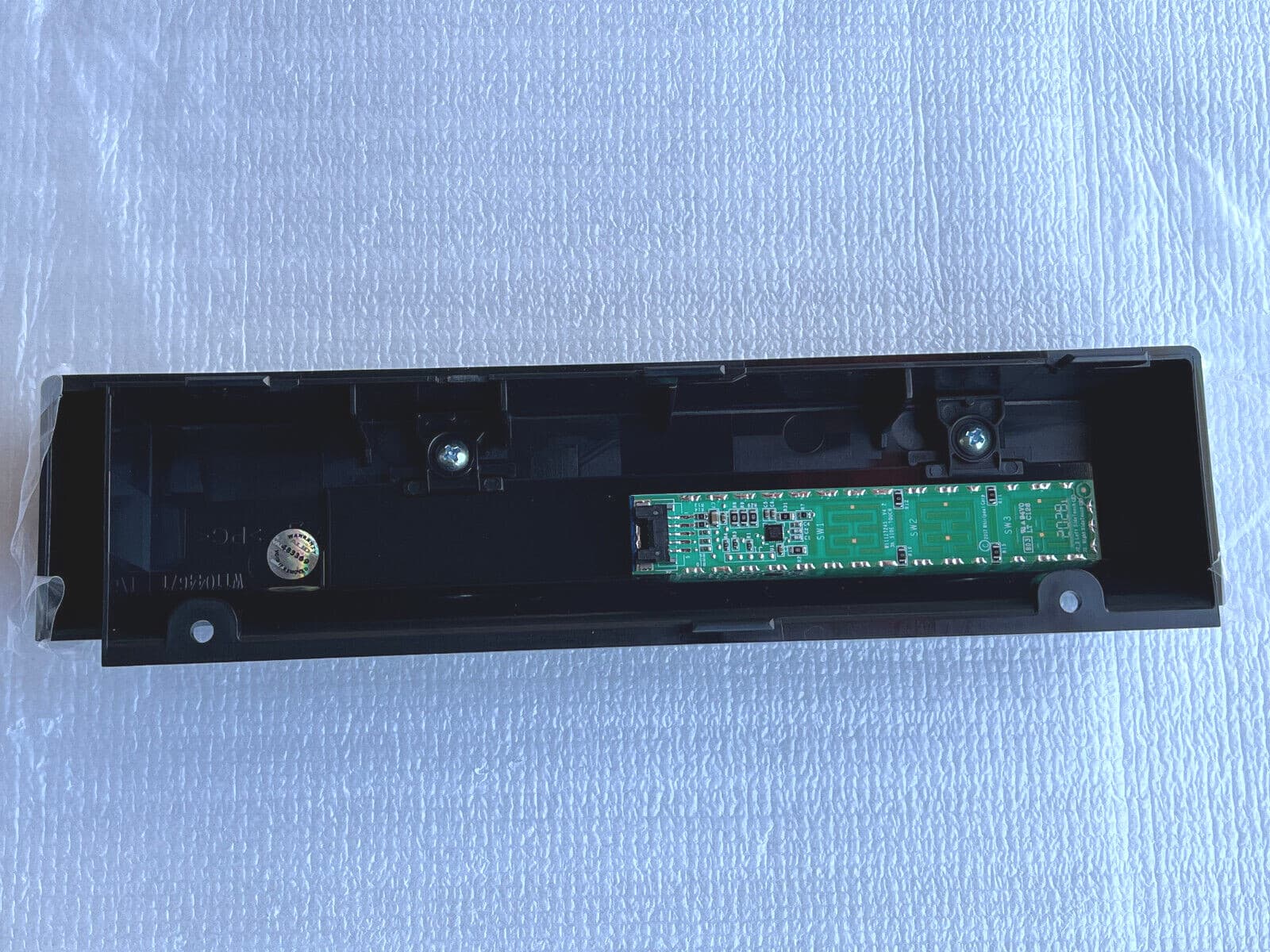 New Whirlpool Microwave Control Panel, Left (Black) W11220414 — thumbnail 3