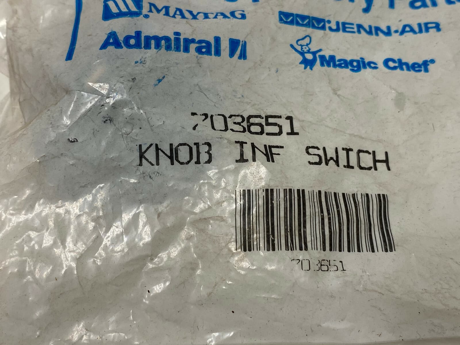 Genuine OEM MAYTAG Knob Switch 703651 — thumbnail 9