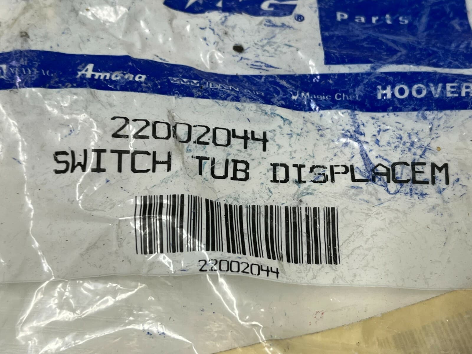NEW Genuine OEM Whirlpool Washer Tub Displacement Switch 22002044 — thumbnail 4