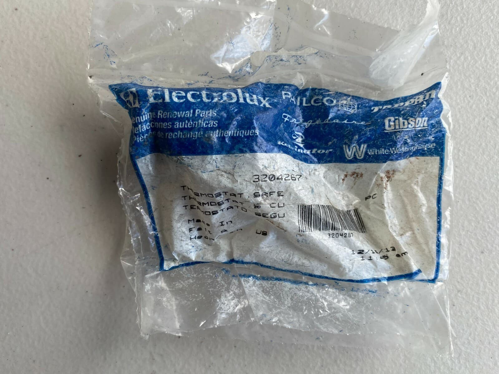 NEW Genuine OEM Frigidaire Dryer Thermostat GLER341AS2	 3204267 — thumbnail 9
