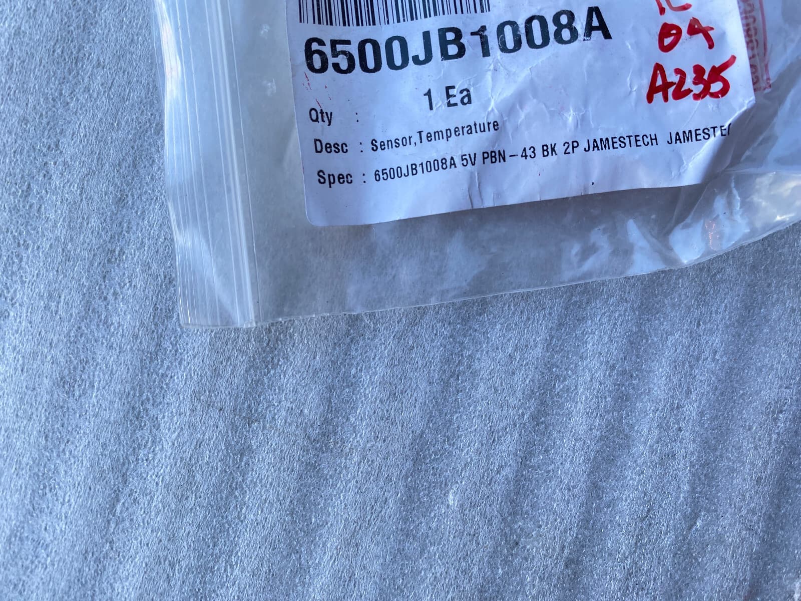 New Genuine LG Refrigerator Temperature Sensor  6500JB1008A — thumbnail 2