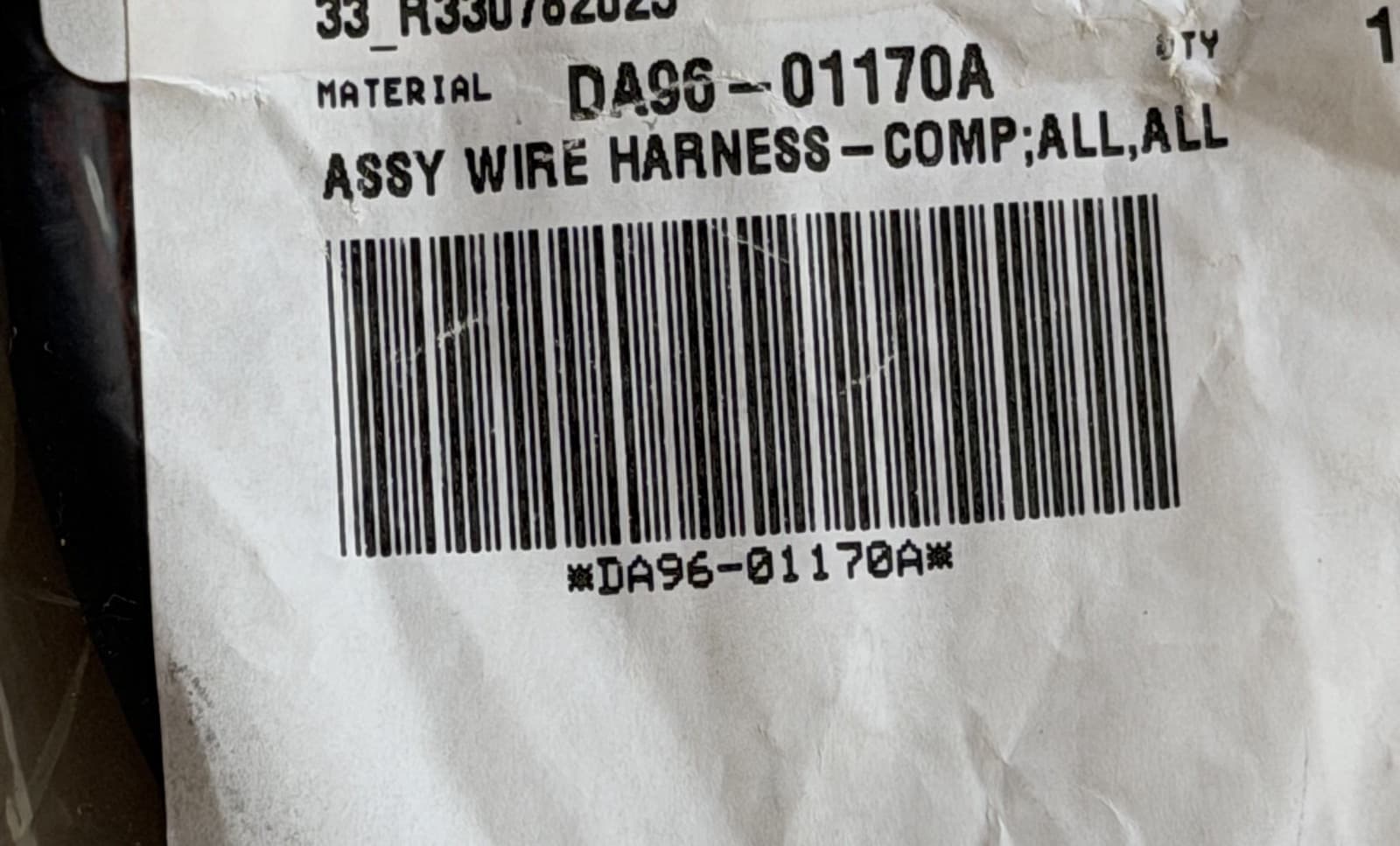 DA96-01170A OEM Samsung Refrigerator Wire Harness Assembly New Genuine — thumbnail 2