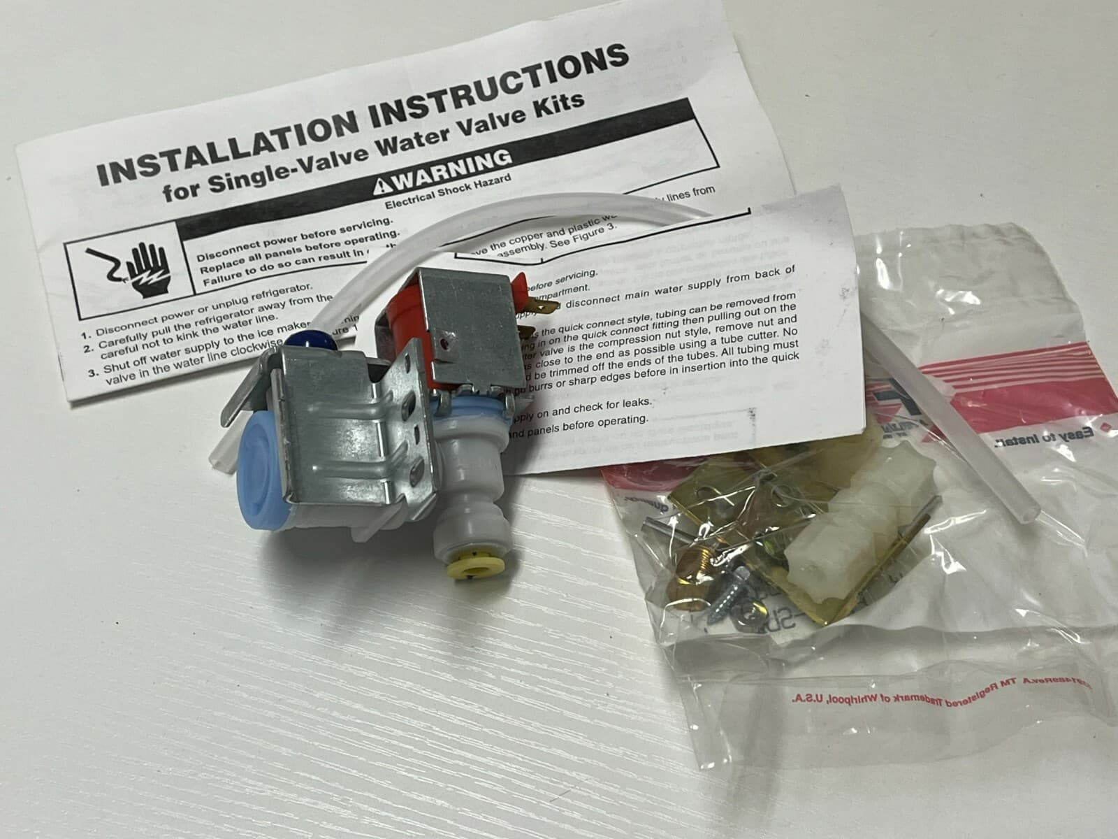 NEW Genuine Whirlpool Refrigerator Water Inlet Valve 4318047 — thumbnail 9