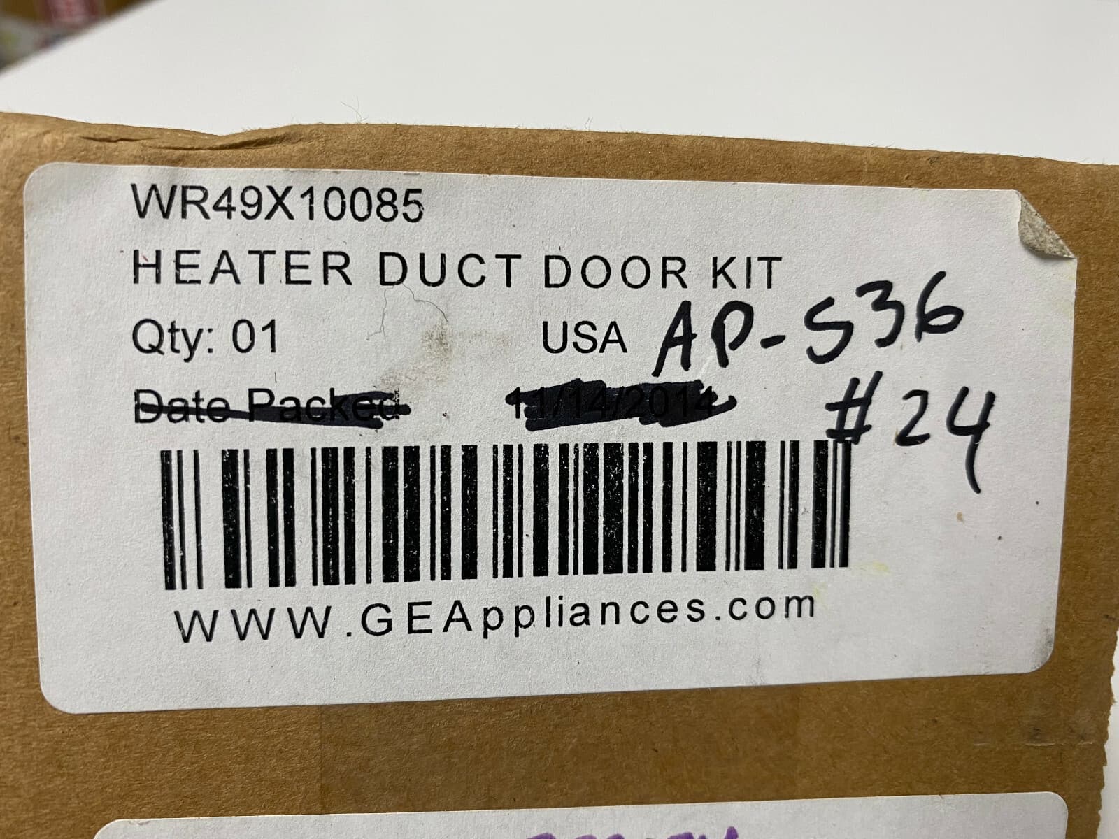 NEW Genuine  GE Refrigerator Dispenser Heater Kit WR49X10085 — thumbnail 9