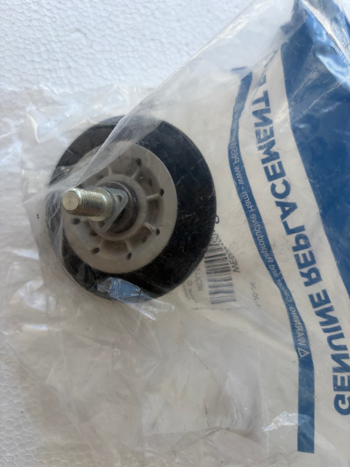 WE03X10016 OEM GE Dryer Drum Support Roller ( Set 2) New Genuine