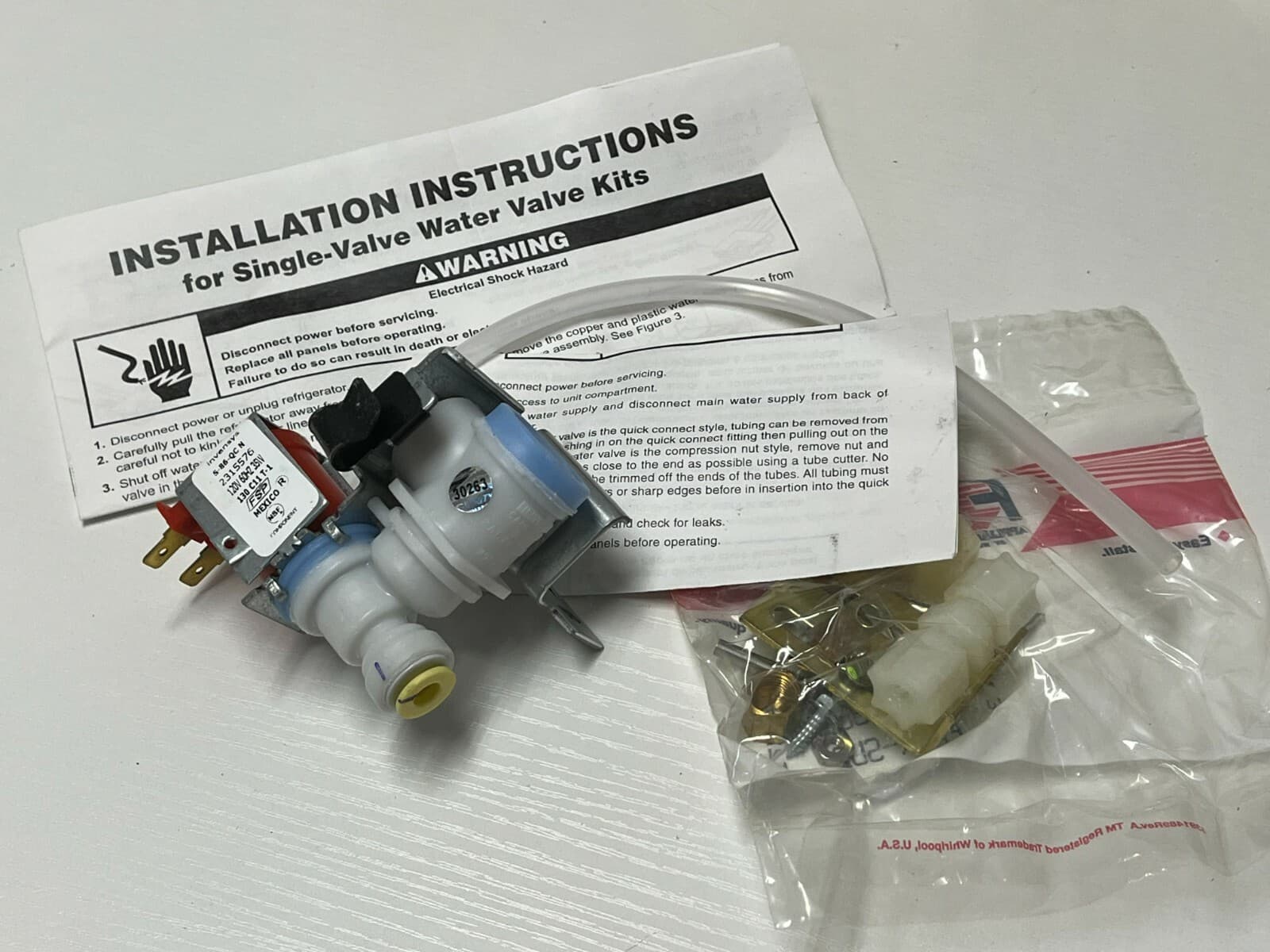 NEW Genuine Whirlpool Refrigerator Water Inlet Valve 4318047 — thumbnail 8