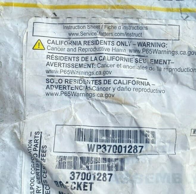 New Genuine Whirlpool Dryer Idler Assembly WP37001287 — thumbnail 3