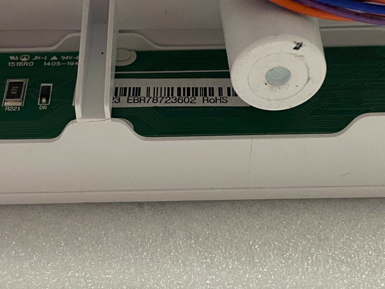 Genuine LG Refrigerator Temperature Control Display  (White, Gray) EBR78723602 — thumbnail 4