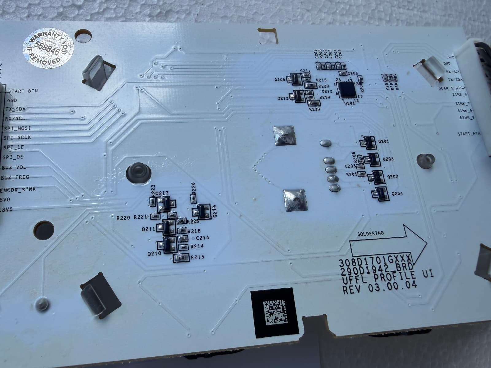 WH22X34919 GE  Washer User Interface Control Board New OEM  Genuine — thumbnail 8