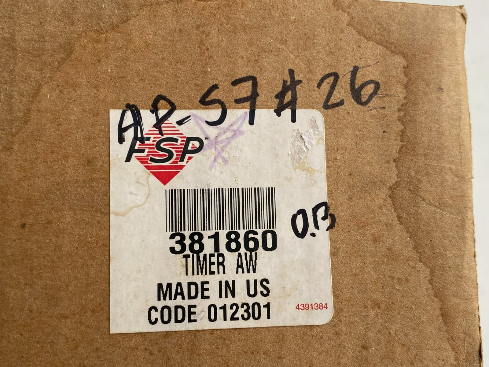 Genuine OEM Whirlpool Washer Timer 381860 — thumbnail 8