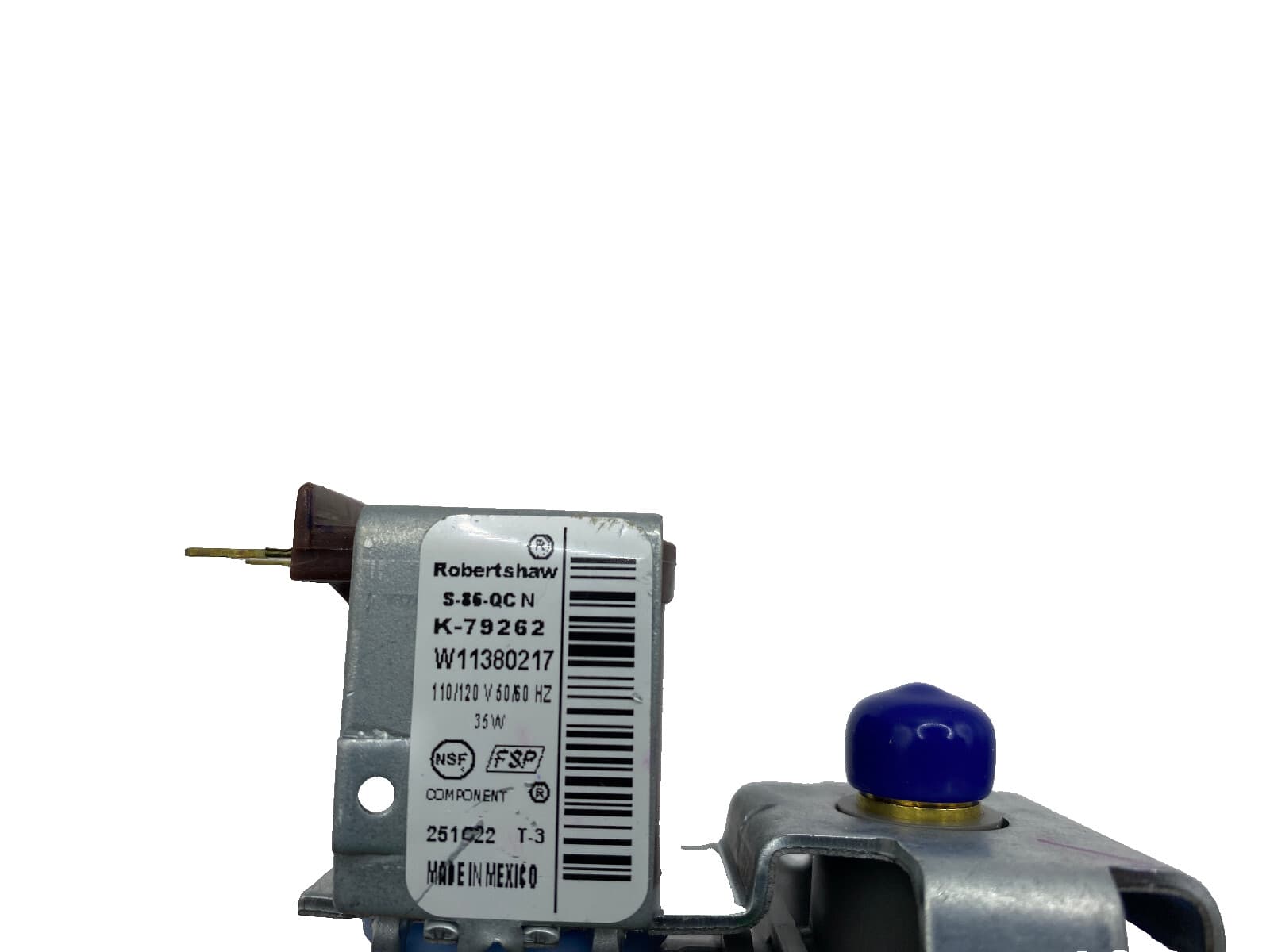 Genuine OEM Whirlpool Refrigerator Ice Maker Water Valve W11380217 — thumbnail 4