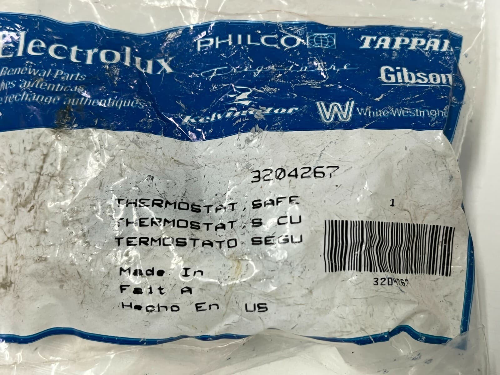 NEW Genuine OEM Frigidaire Dryer Thermostat GLER341AS2	 3204267 — thumbnail 3
