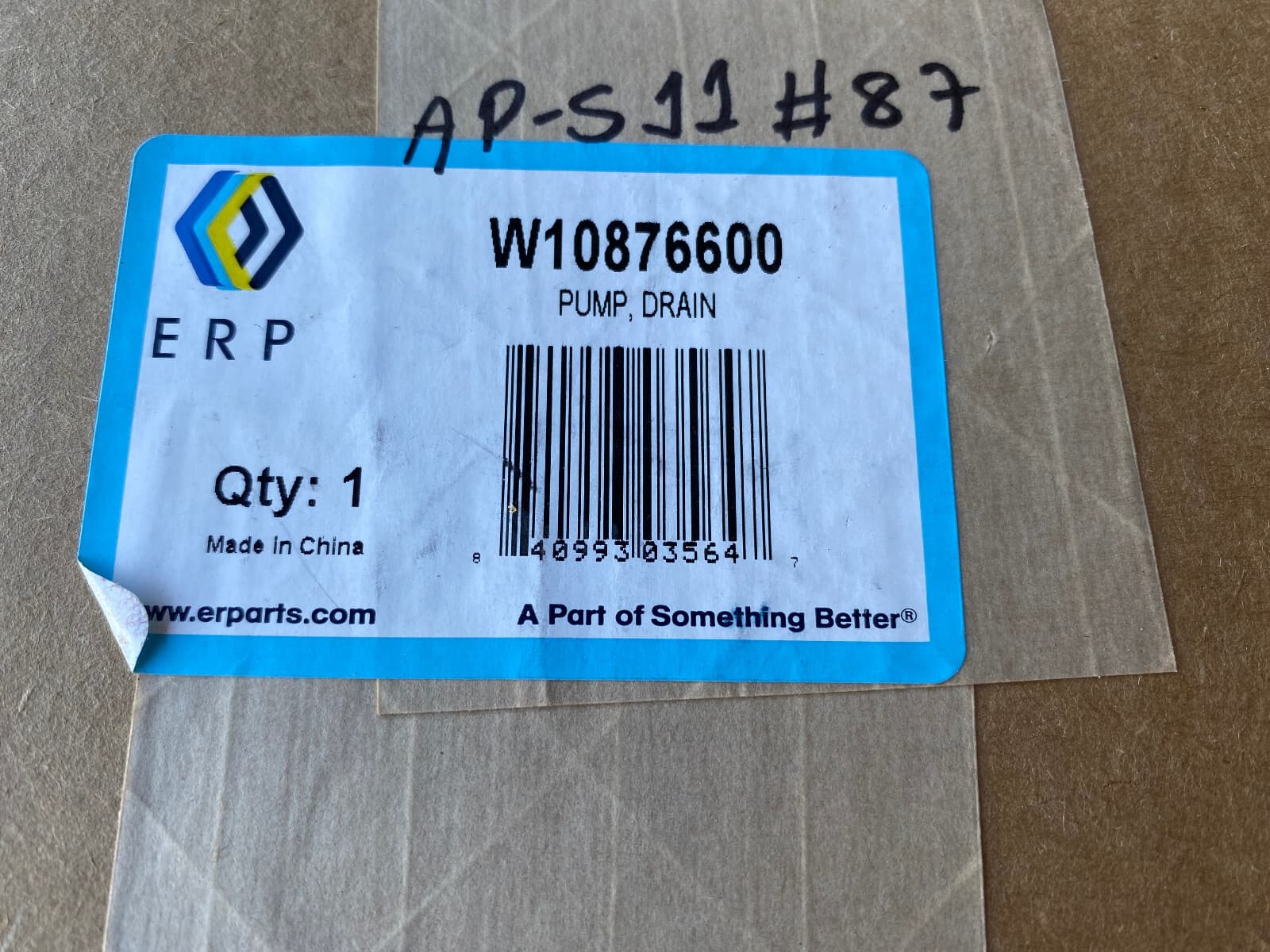 New For Whirlpool Washer Drain Pump Water W10876600 — thumbnail 7