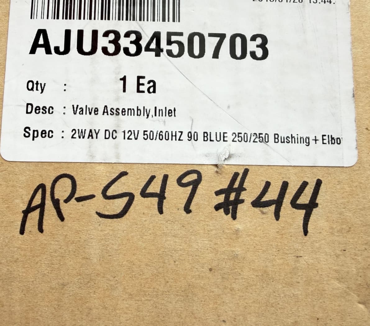 AJU33450703 OEM LG  Dishwasher Water Inlet Valve New Genuine — thumbnail 4
