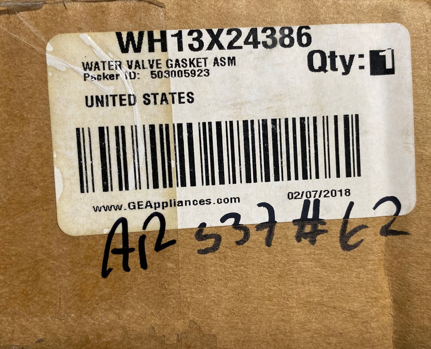 New Genuine OEM GE Washer Water Inlet Valve Assembly WH13X24386 — thumbnail 4