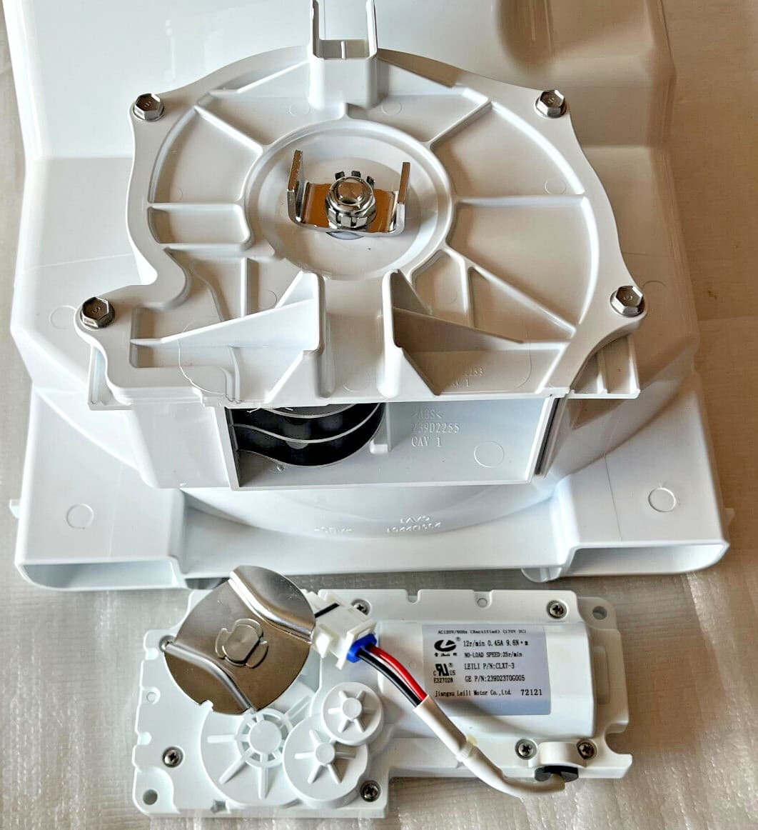 New Genuine GE Ice Bucket & Motor Kit WR49X10322 — thumbnail 3