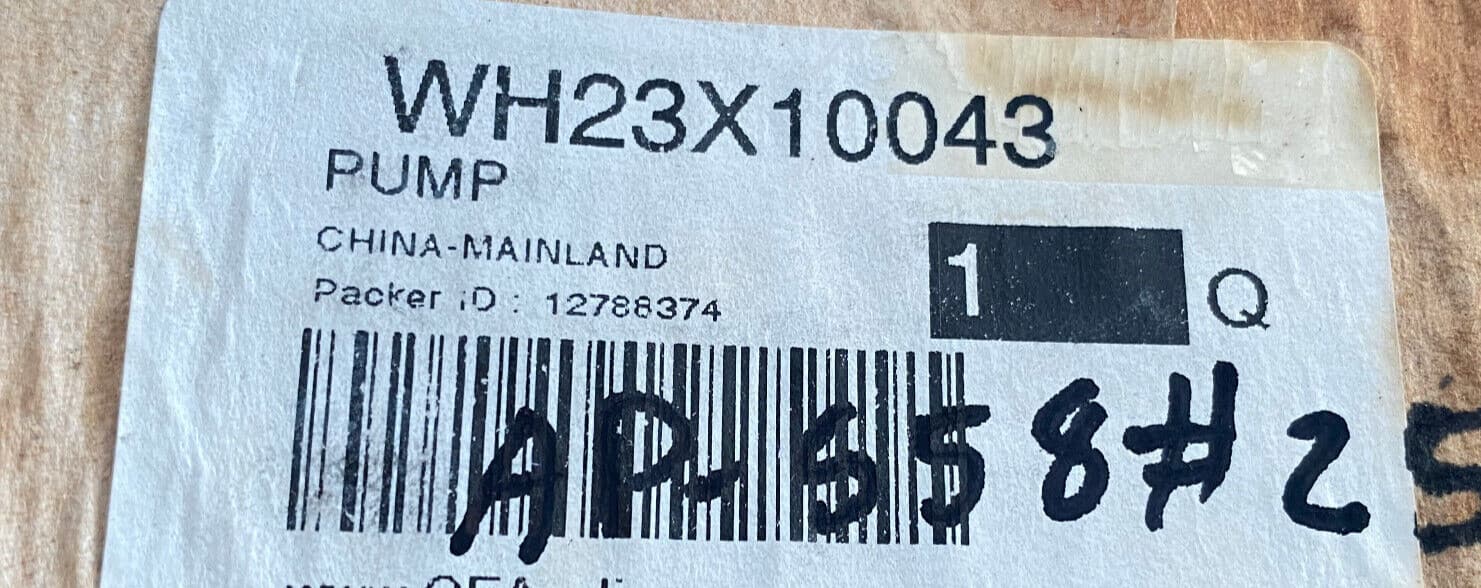 WH23X10013 OEM  GE Washer Drain Pump NEW Genuine — thumbnail 15