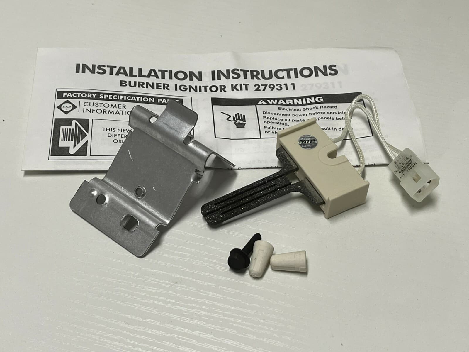 279311 OEM Whirlpool Dryer Burner Igniter Kit New Genuine — thumbnail 7