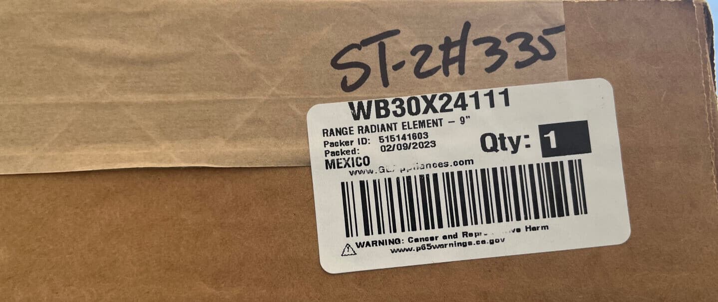 WB30X24111 OEM  GE Element Radiant 9' Dual New Genuine — thumbnail 14