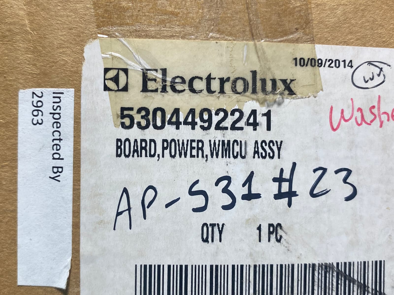 New Genuine OEM Frigidaire Washer Control Board A00086702 5304492241 — thumbnail 5
