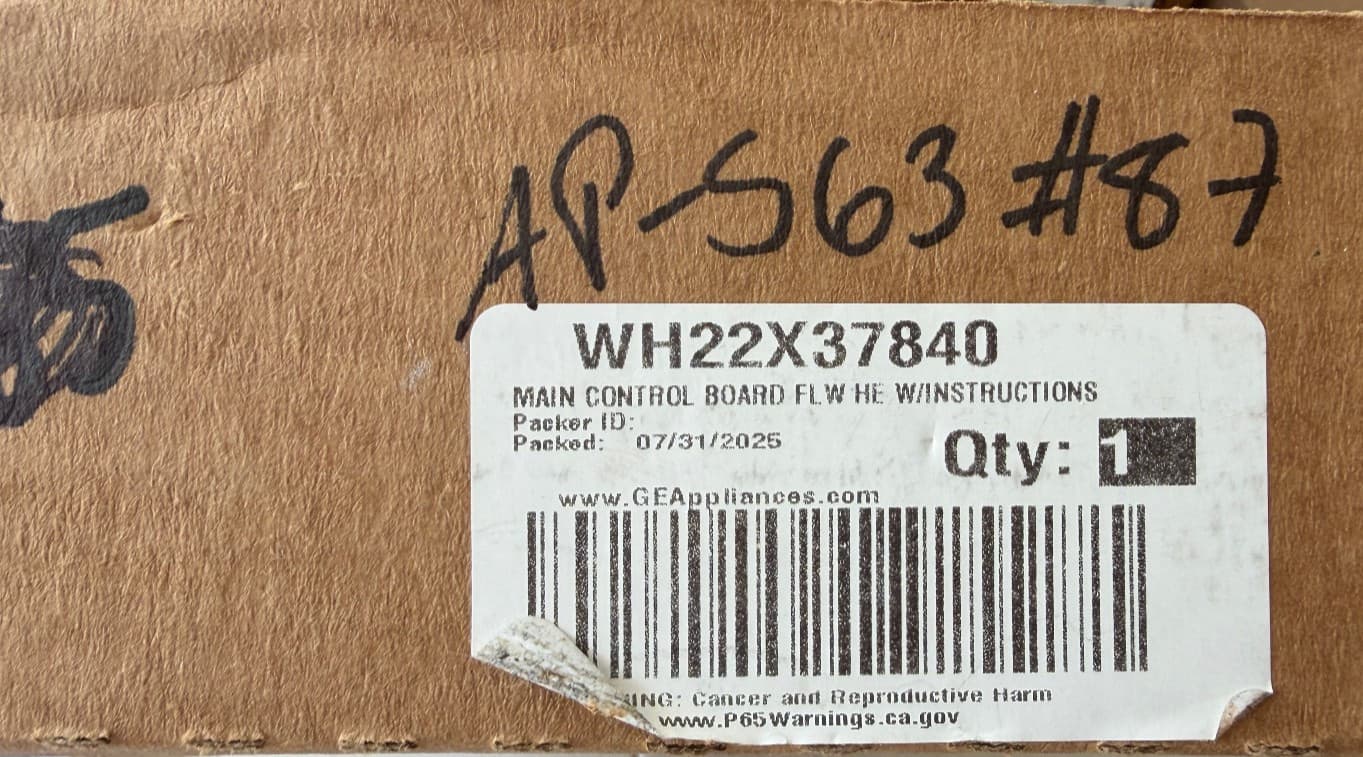 WH22X37840  GE Washing Machine Control Board New OEM  Genuine — thumbnail 7