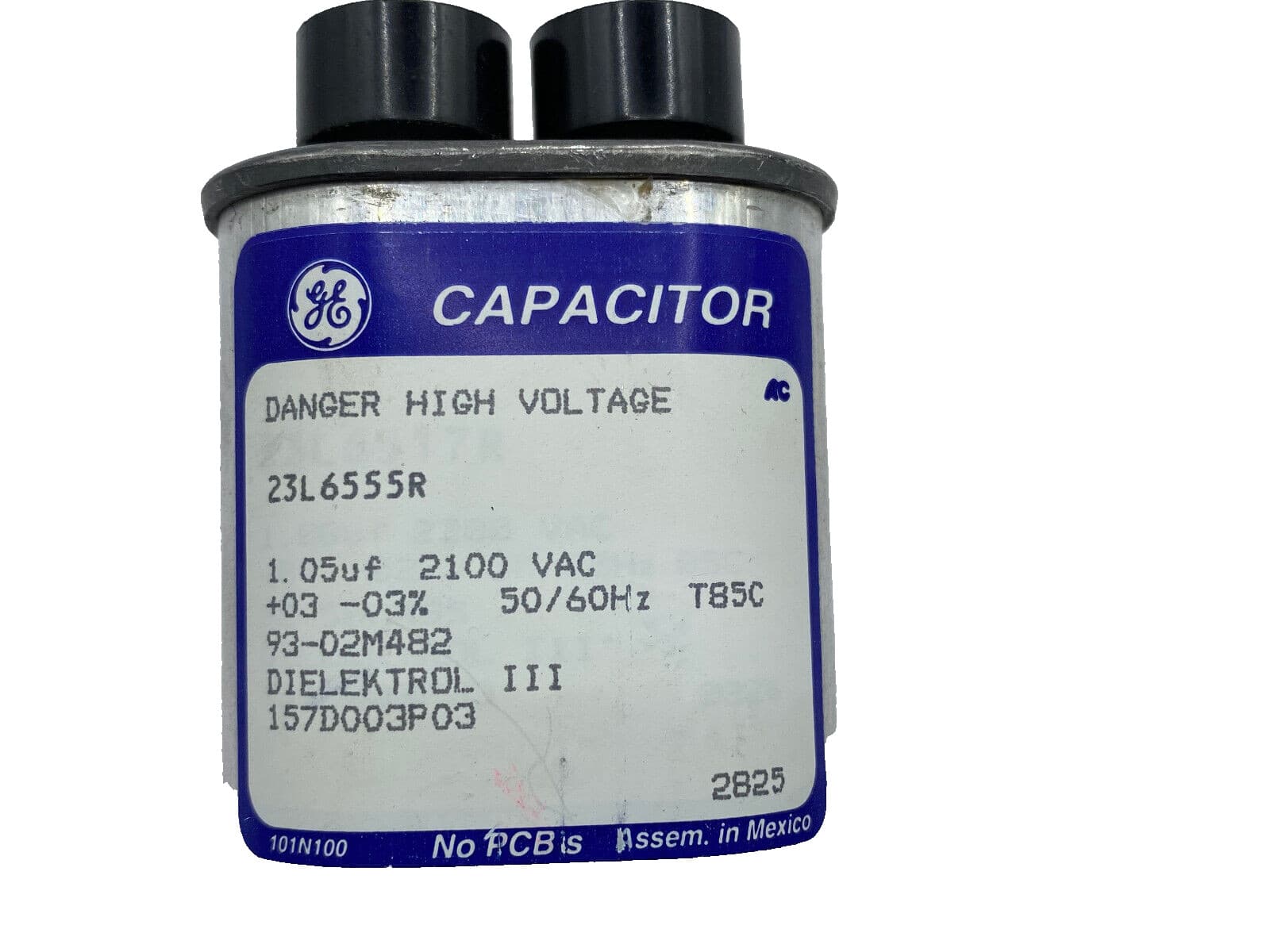 Genuine GE Microwave High-Voltage Capacitor 23L6555R — thumbnail 4