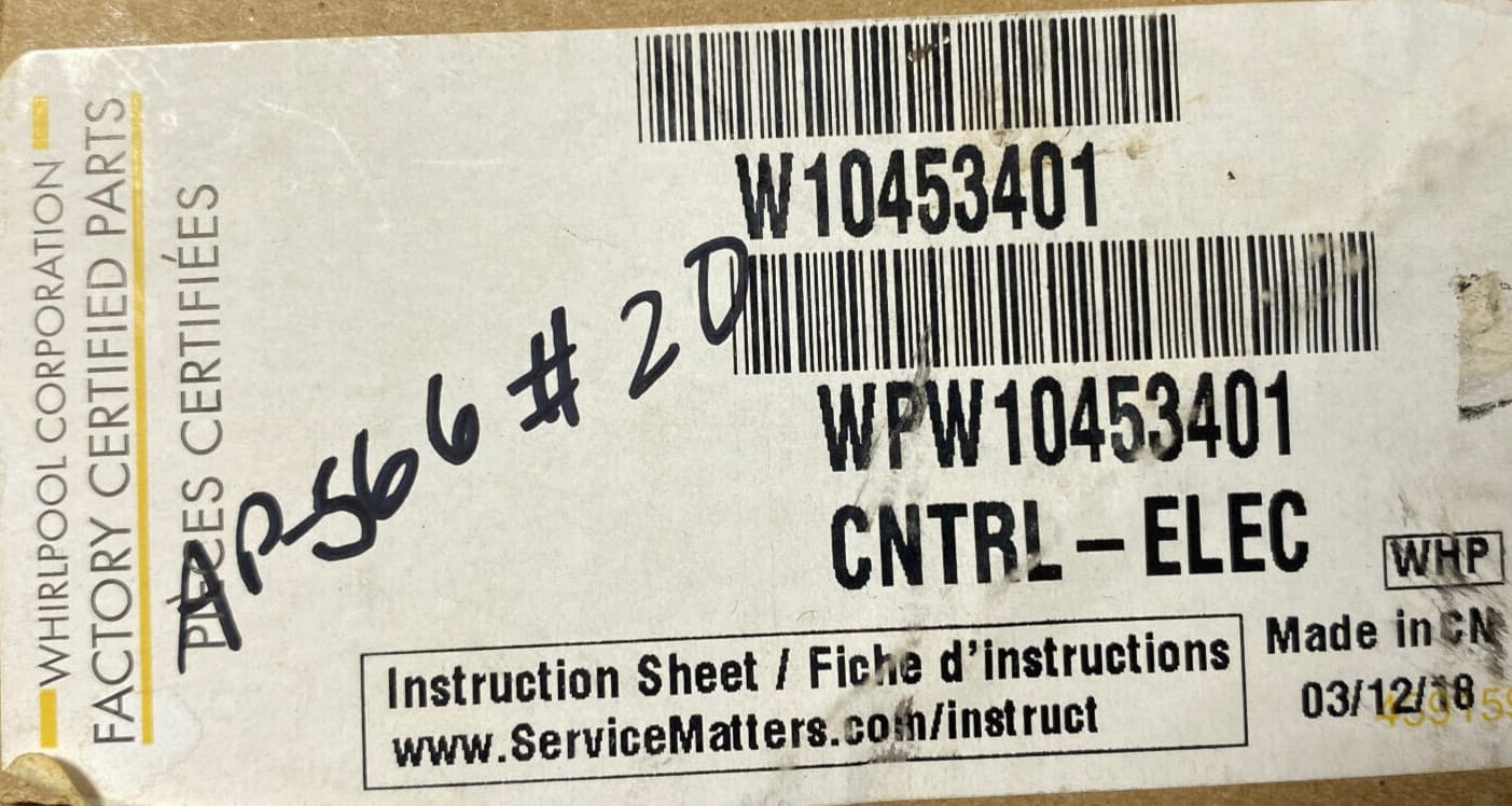 NEW Genuine OEM Whirlpool Refrigerator Control Board W10453401 WPW10453401 — thumbnail 5