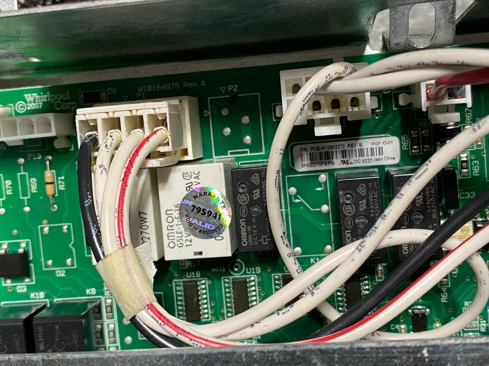 Genuine OEM Whirlpool Refrigerator Electronic Control Board W10823805 — thumbnail 2
