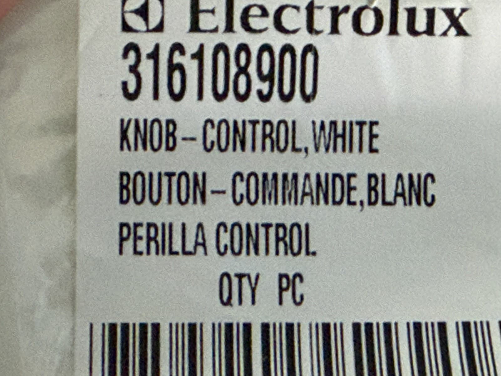 316108900 OEM  Frigidaire Range/Oven/Stove Control Knob New Genuine — thumbnail 2