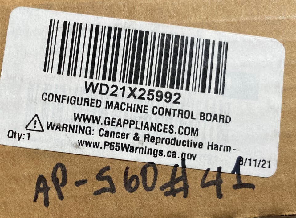 Genuine OEM GE Dishwasher Control Board CDT800P2N0S1 WD21X25992 — thumbnail 4