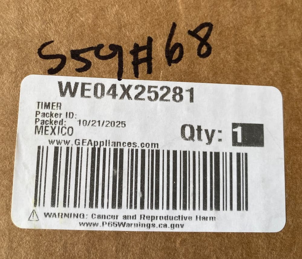 WE04X25281  OEM GE Dryer Timer New Genuine — thumbnail 5